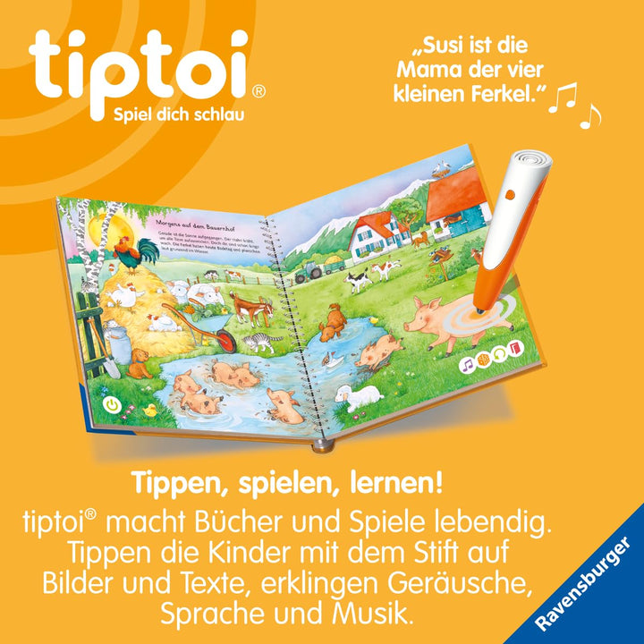 tiptoi® Mein Wörter-Bilderbuch - Tiere, Spiralbindung