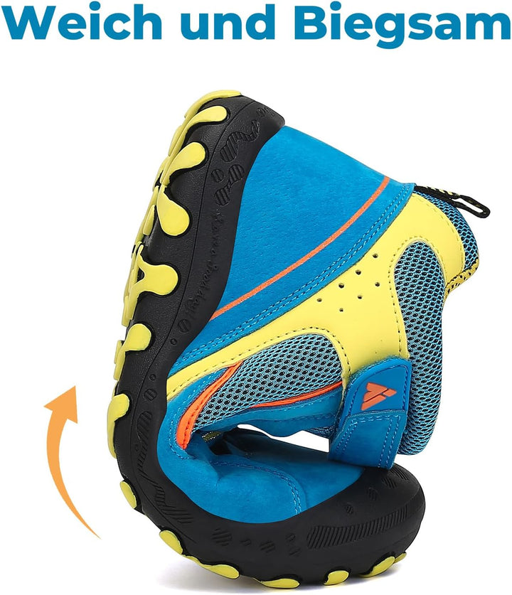 Mishansha Kinder Trekking- &amp; Wanderschuhe Jungen Mädchen Wanderstiefel Outdoor Trekkingschuhe 24 EU