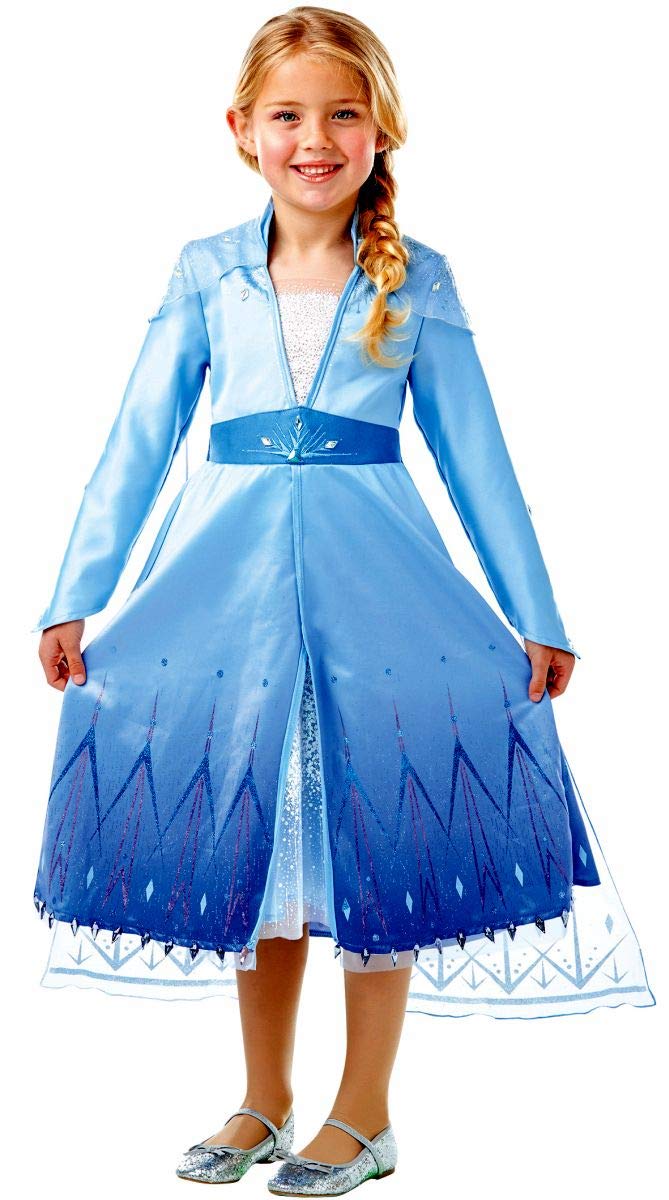 Disney Hochwertiges Kostüm, Reisekostüm von „ELSA“ aus „Die Eiskönigin 2“ L bunt L Mehrfarbig, L Meh