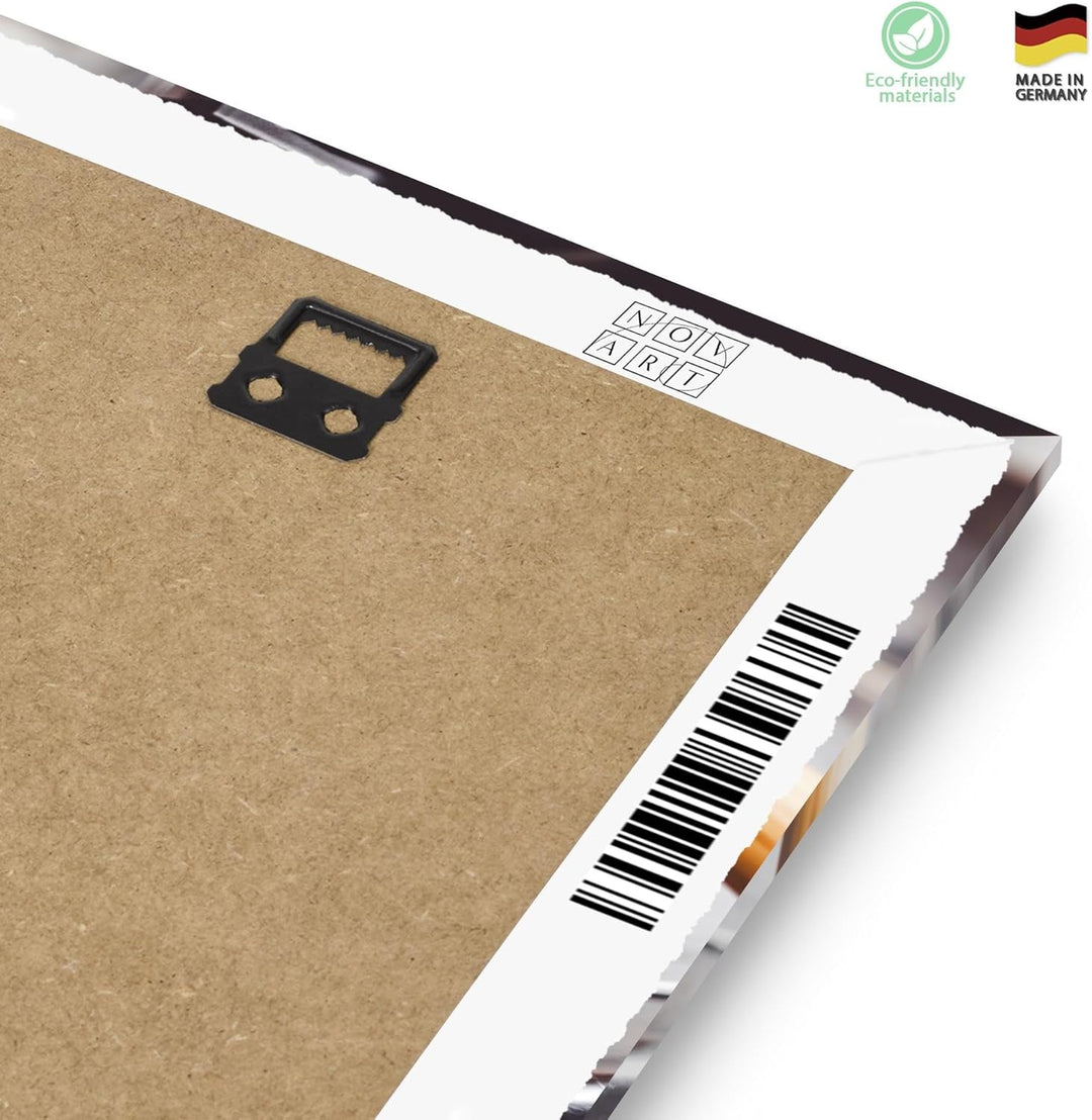 Novart Bilder Set - AUFHÄNGFERTIG - KEIN EXTRA RAHMEN BENÖTIGT - Kaffee Coffee Modern Küche - Esszim