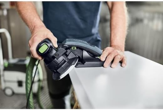 Festool Kantenschleifer ES-ETS 125 REQ-Plus (mit Ansetzhilfe, Schleifteller, Longlife-Staubfangbeute