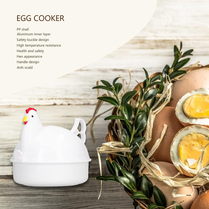 Mikrowellen-Eierkocher Für 4 Eier, Wilderer, Gekochte Eierkocher, Mikrowelle Für Hart, Weich Gekocht