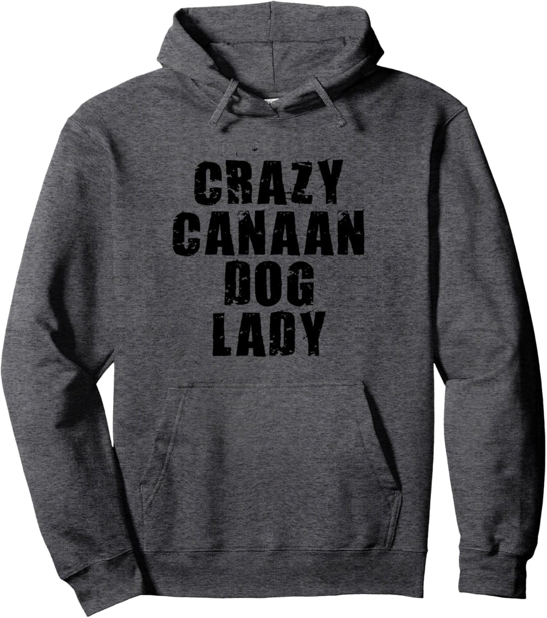 Crazy Canaan Dog Lady ACF024w Dog Lover Pullover Hoodie