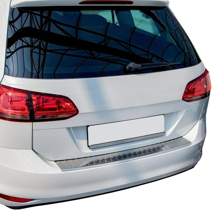 Ladekantenschutz Edelstahl MATT kompatibel für VW GOLF 7 VARIANT BJ 2013-2017 | mit Abkantung | prem