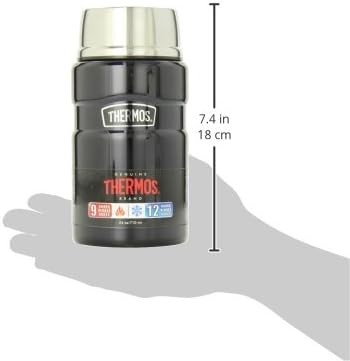 Thermos SK3020MBTRI4 SK3020MBTRI Vakuumisolierte Lebensmitteldose aus Edelstahl, 680 ml, Mitternacht