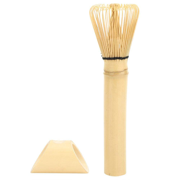 Natürlicher Matcha Schneebesen Set Chasen Matcha Grüntee Schneebesen Langgriff Puderpinsel Werkzeug