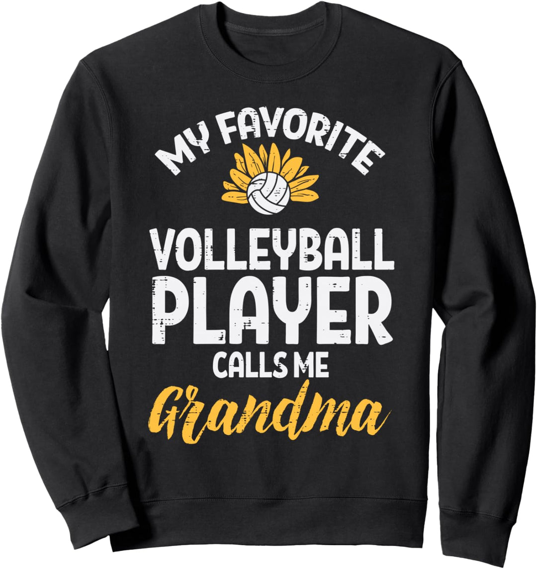 Favorite Volleyballspieler Oma Sonnenblume Nana Mimi Frauen Sweatshirt