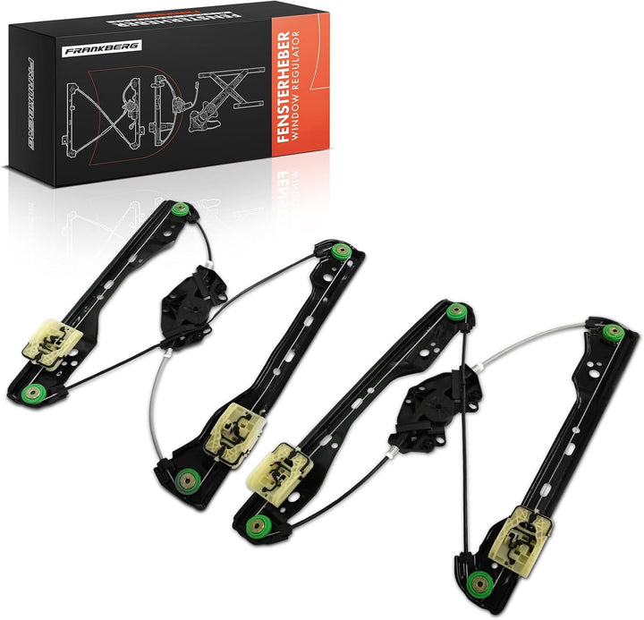 Frankberg 2x Fensterheber Fensterhebermechanik Vorne Links Rechts 31349486 | Kompatibel mit S60 II C