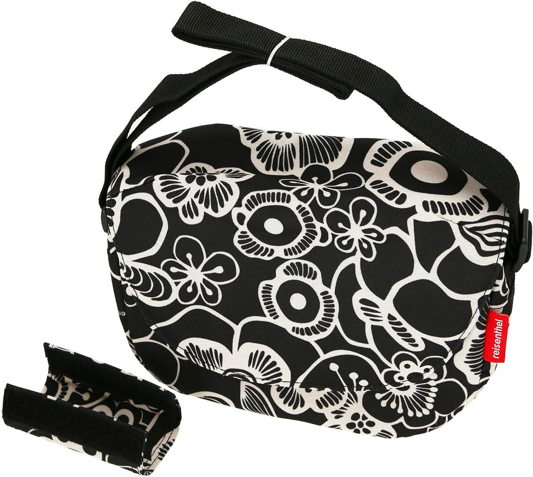 KLICKfix FunBag Handlebar Bag Fleur Black Single, Fleur Black Single