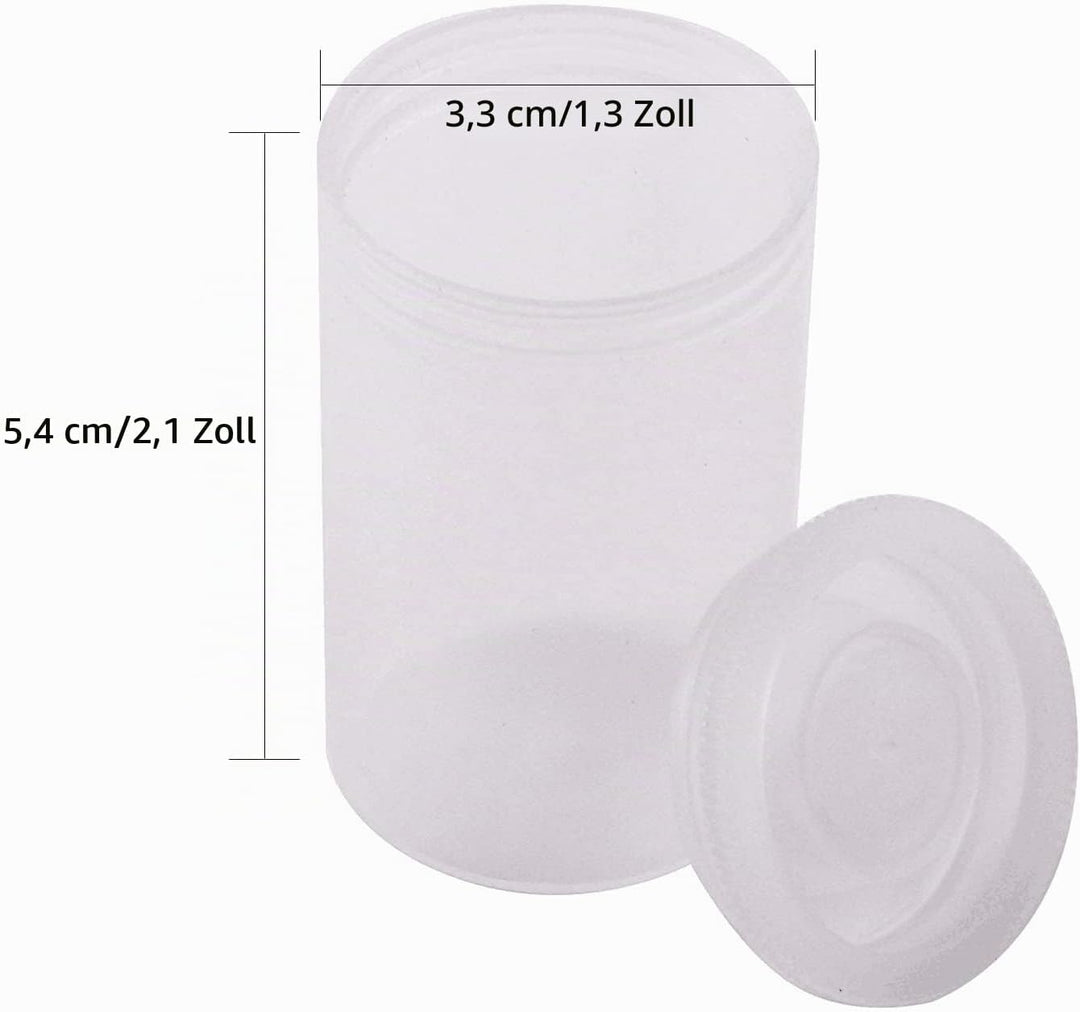 Filmdosen,10 Stück 33 mm Lead Home Filmdosen aus Kunststoff Plastikkanister für Wissenschaft Kunstst