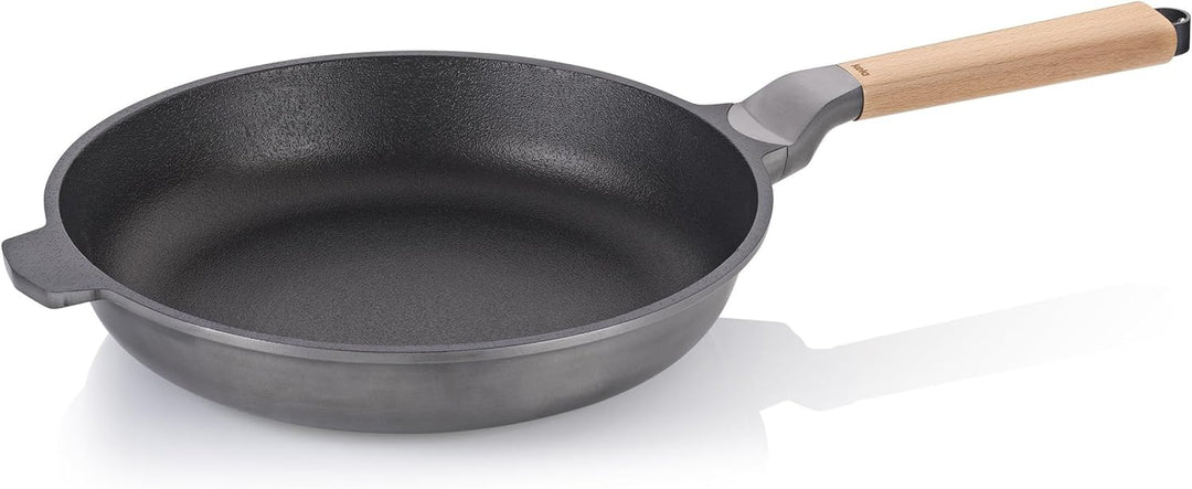 kela Bratpfanne Vitana, Ø 32 cm, Aluguss, grau, recycelbar, Allherdboden, antihaftbeschichtet, hitze