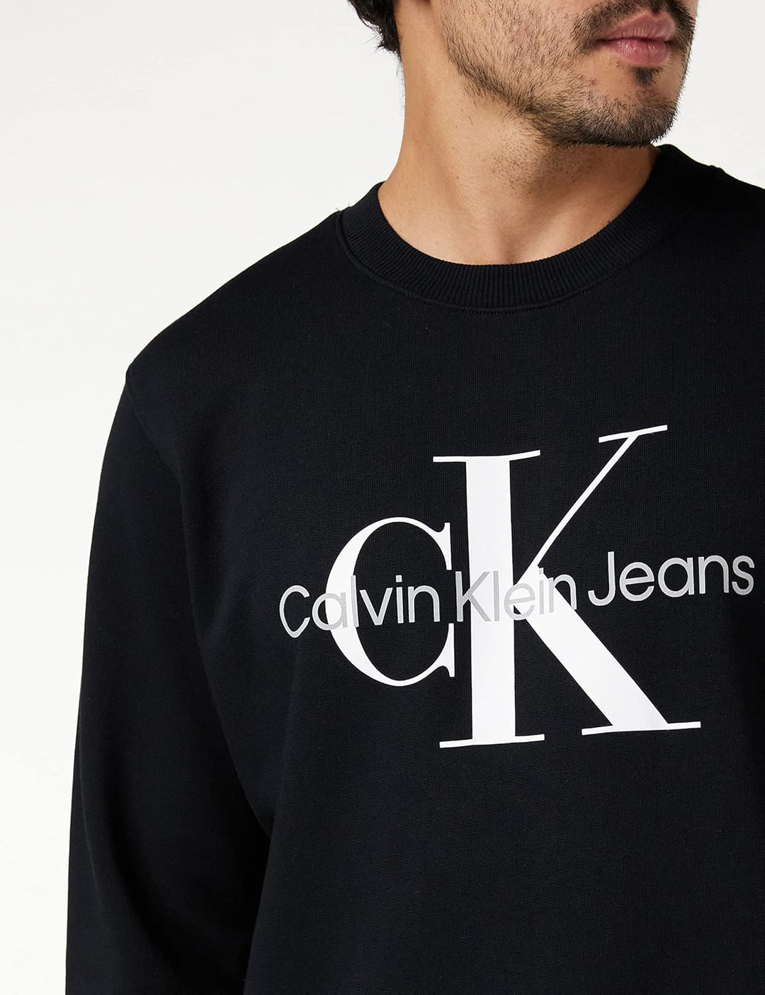 Calvin Klein Herren Pullover, Schwarz (Ck Black)