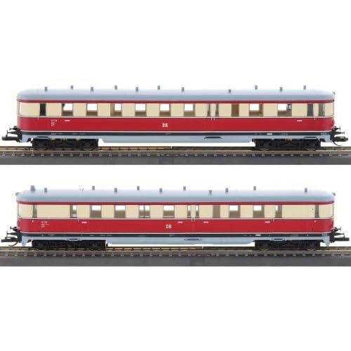 Tillig 02857 TT Triebwagen VT 137 mit Steuerwagen VS 145, DR, Ep. III