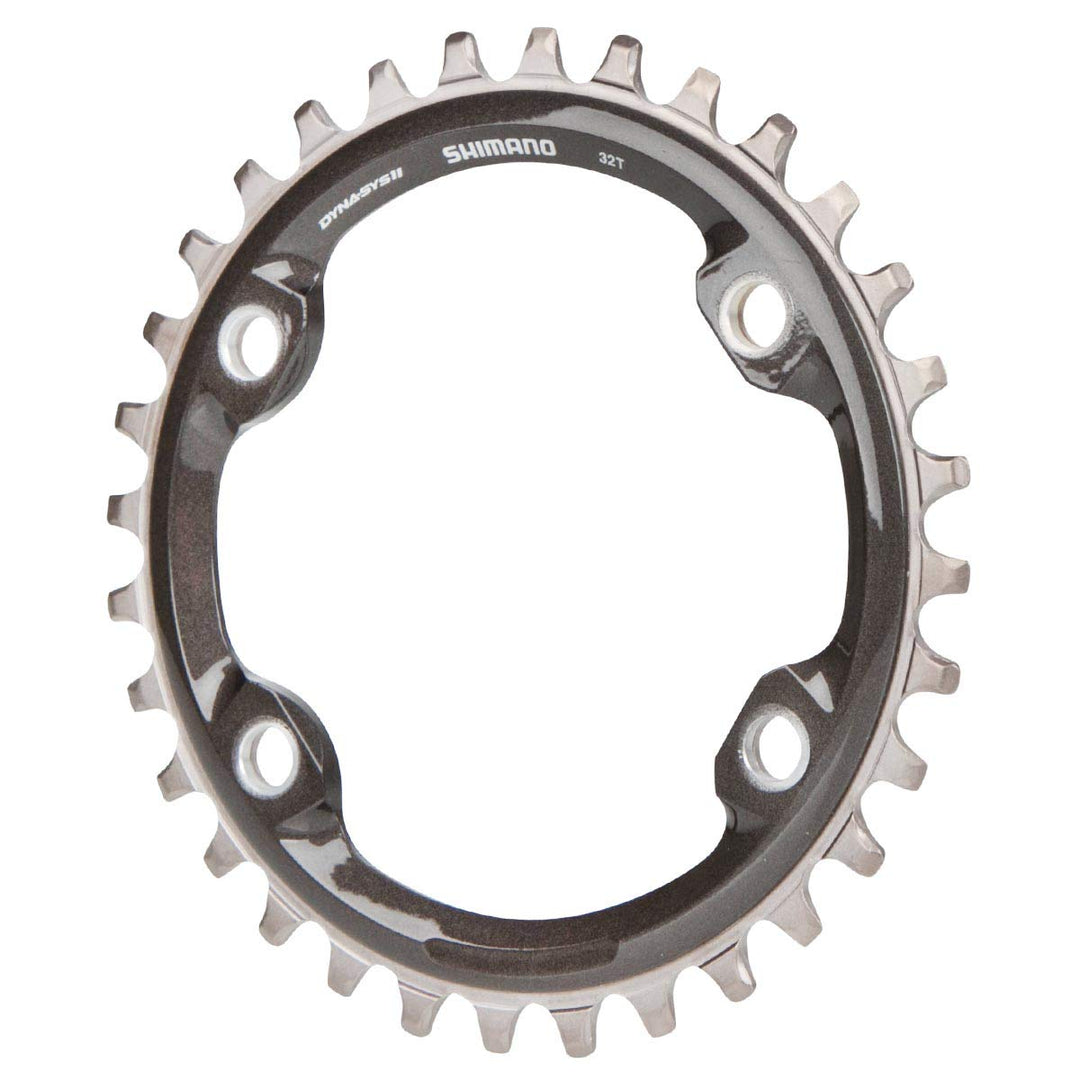 SHIMANO Unisex – Erwachsene Deore Xt Kettenblatt 32 zähne Silber, 32 zähne Silber
