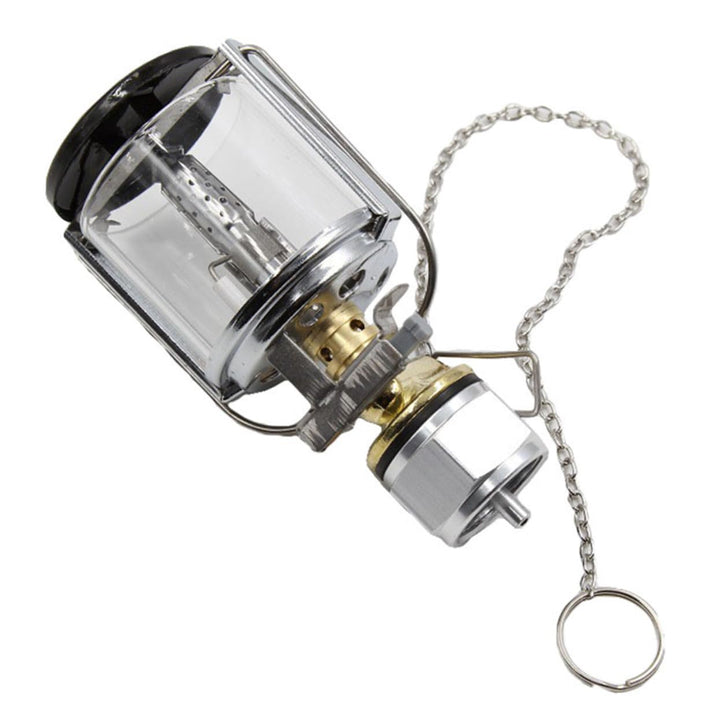 Outdoor Gaslampe Camping Laterne mit Eingebautem Zündsystem Langlebig und Kompakt Warmes Licht als Z