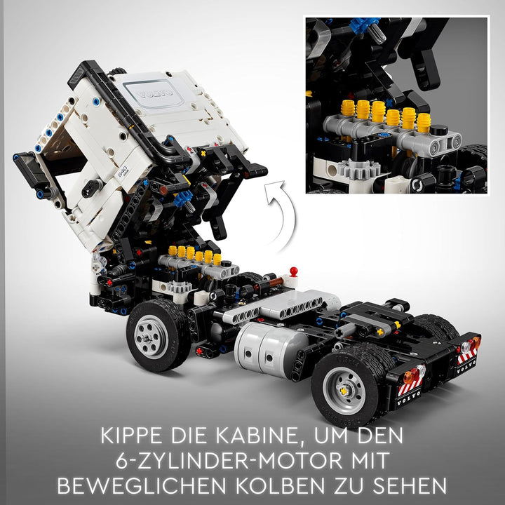 LEGO Technic Volvo FMX LKW mit EC230 Electric Raupenbagger, Kinderspielzeug, Geschenkset für Jungen