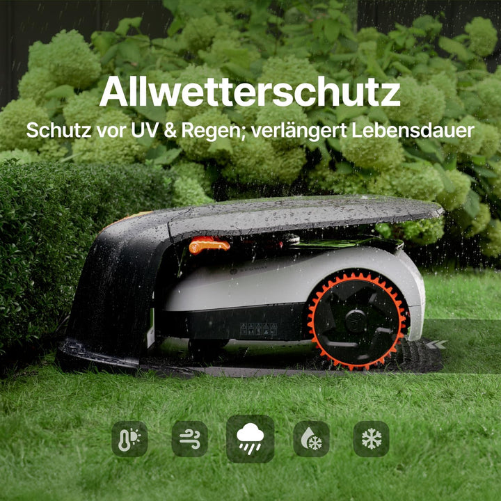Segway Navimow Garage M, Faltbare Garage für Mähroboter, Keine Signalblockierung, Schutz vor Sonne u