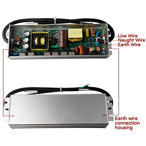 CPROSP 2er 12V LED Trafo 50w, Netzteil Treiber IP67 Wasserdicht, 0,5-50W für LED Leuchtmittel, Trans