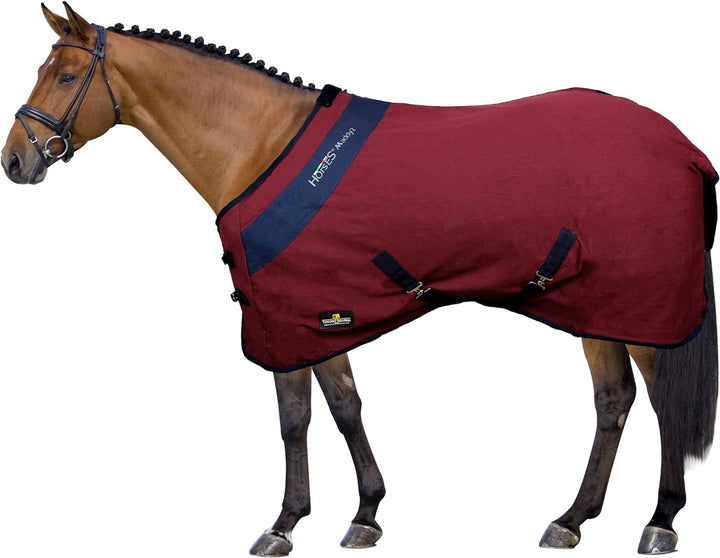 Horses, Pferdedecke für Pferdebox in Cotton Maddy 2 Modell, leicht und atmungsaktiv für Frühling und