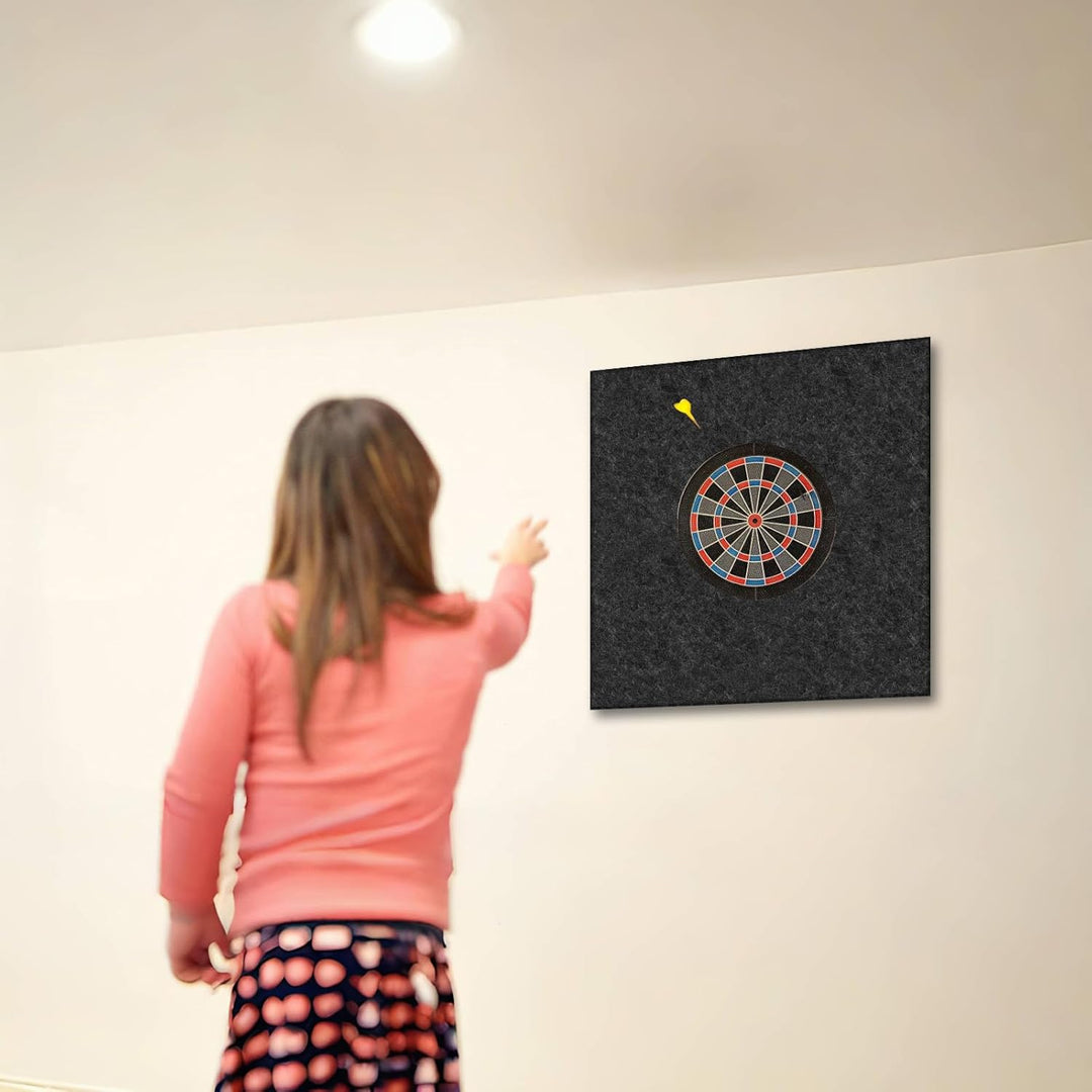 Filz Dartboard Wandschutz 60x60cm: Wandschutz für Dartspiel, Kork-Dartboard-Rückseite und Wandfliese