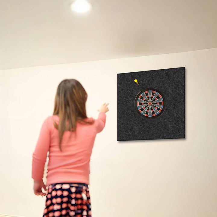 Filz Dartboard Wandschutz 60x60cm: Wandschutz für Dartspiel, Kork-Dartboard-Rückseite und Wandfliese