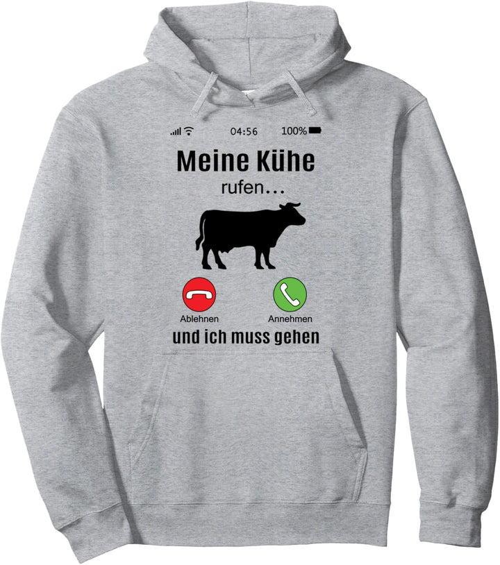 Meine Kühe rufen Kuh Geschenke Bauer Landwirt Bauernhof Pullover Hoodie