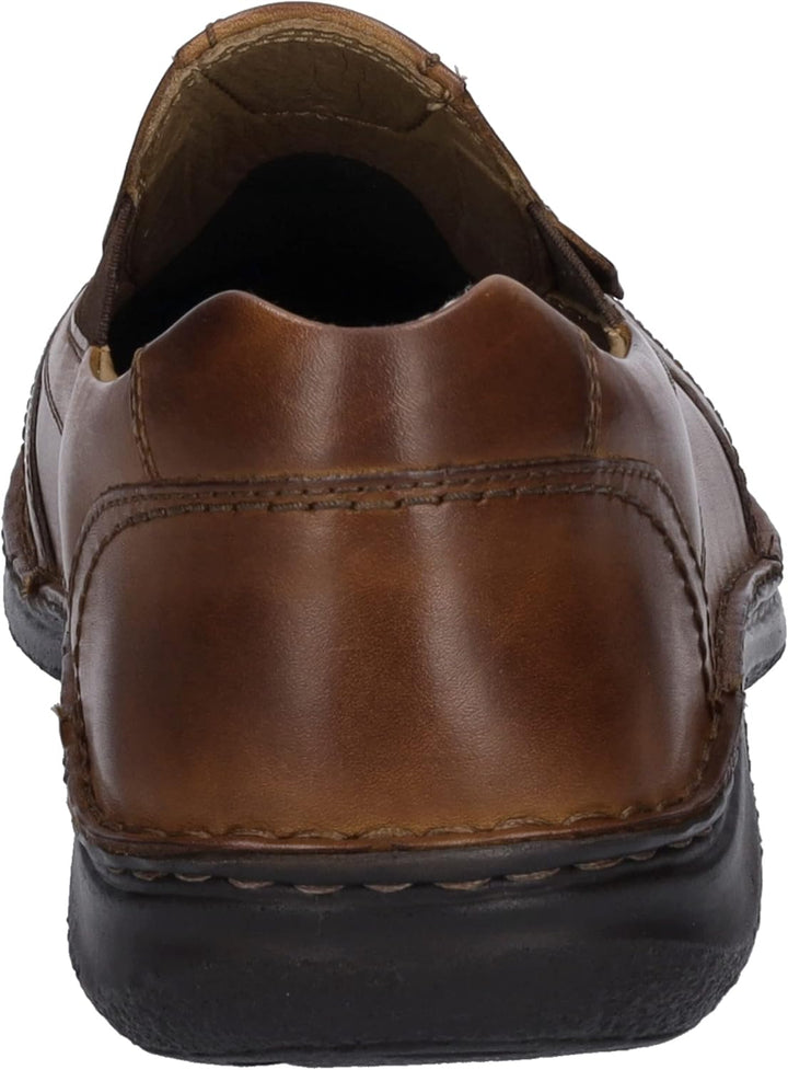 Josef Seibel Herren Slipper Anvers 67,Weite K (Extra weit),Wechselfussbett 42 EU Weit Braun Cognac,