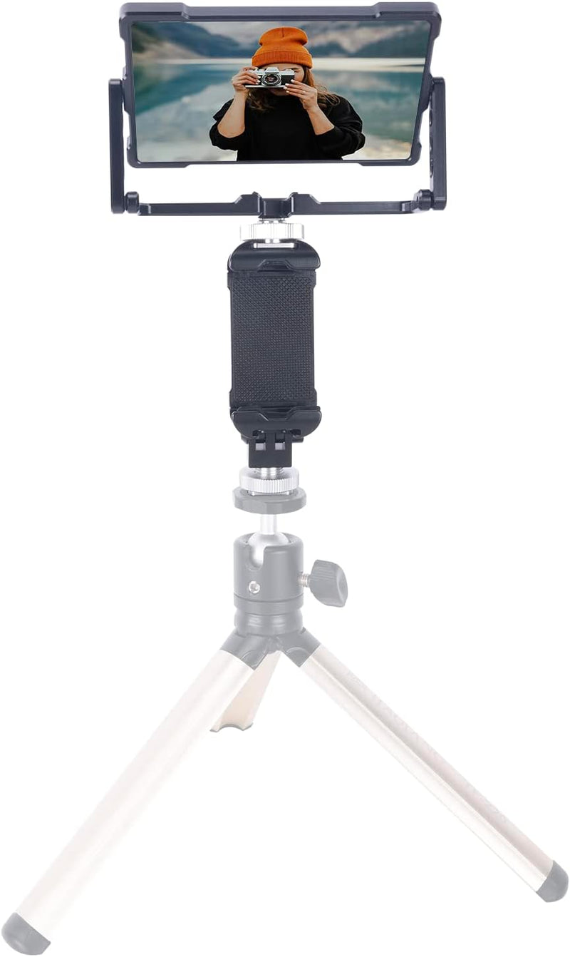 NICEYRIG Smartphone Selfie Vlog Spiegel Kit mit Flip Screen Mirror & Multifunktionale Telefon Cold S