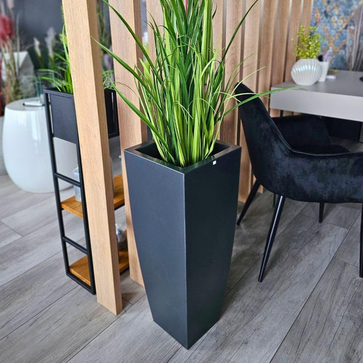 Juno-Topf, Höhe 75x28x28 cm, Zeitloses Design, Top-Qualität, drinnen und draussen, passend für Jede