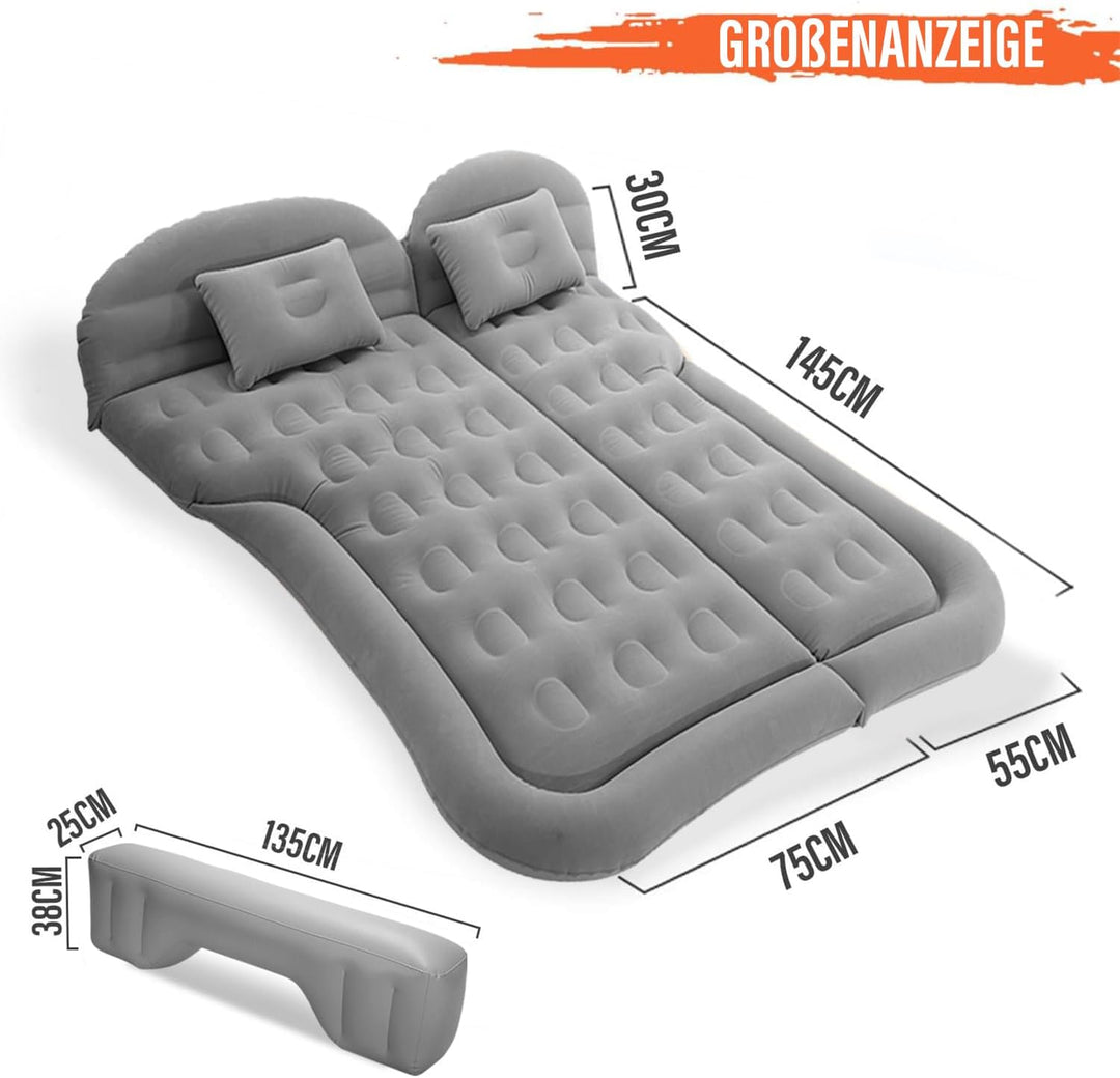 Ergocar Auto Luftmatratze SUV Aufblasbare Matratze mit Pumpe MPV Air Bett Camping Auto Kissen Erhöht
