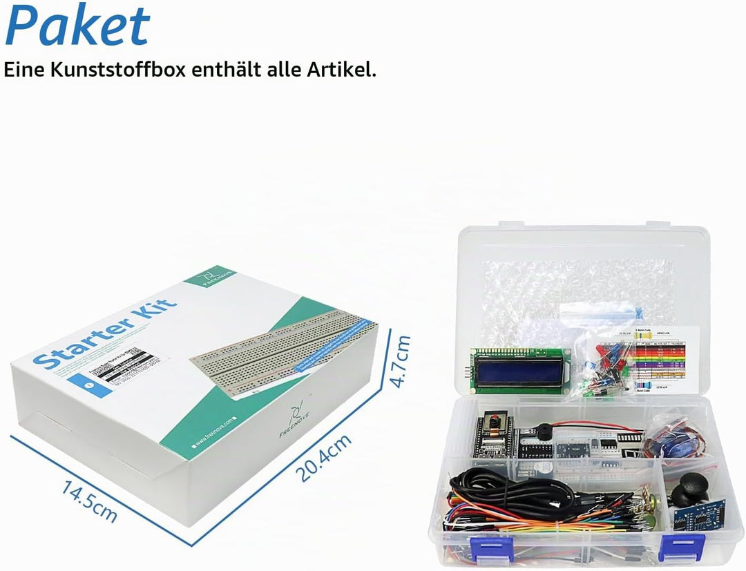 FREENOVE Super Starter Kit for ESP32-S3-WROOM (Included) (Compatible with Arduino IDE), Onboard Came