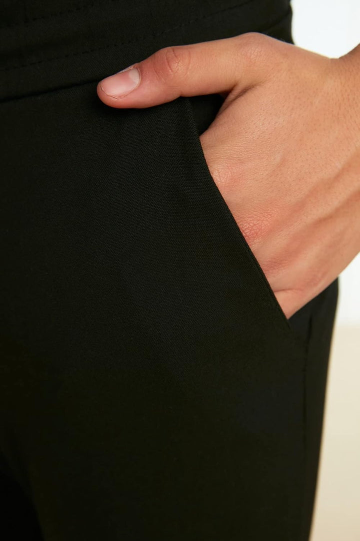 TRENDYOL Herren Männliche Beli-Reifen Slim Fit N Pants M Schwarz, M Schwarz