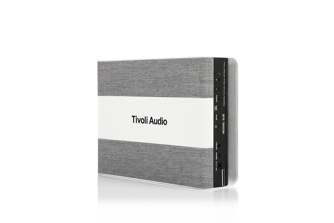 Tivoli Audio 815097018100 "Art Line Model SUB WLAN Subwoofer Weiss/Grau, Weiss/Grau