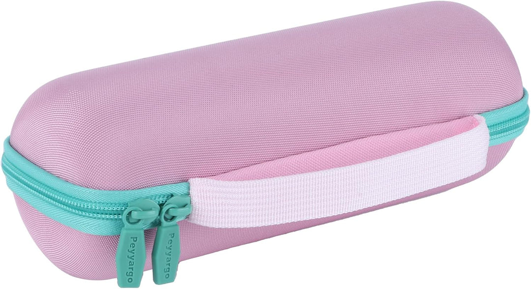 Hart Schutzhülle kompatibel mit JBL Flip 7/ Flip 6/ Flip 5 Tragbarer Lautsprecher Rosa + Minzgrün, R