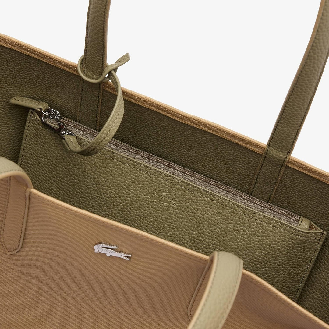 Lacoste Damen Nf2142aa Einkaufstasche Eco Sand Eco Kelp (M48), Beige (M48)