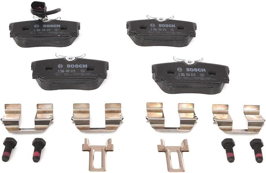 Bosch BP457 Bremsbeläge - Hinterachse - ECE-R90 Zertifizierung - vier Bremsbeläge pro Set
