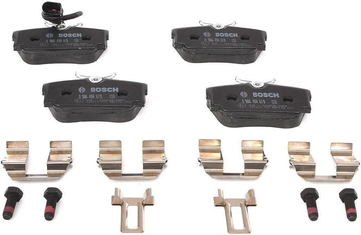 Bosch BP457 Bremsbeläge - Hinterachse - ECE-R90 Zertifizierung - vier Bremsbeläge pro Set