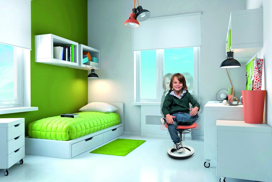 Topstar Sitzhocker, Aluminium, Schwarz, Schwarz