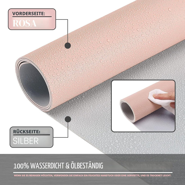 K KNODEL Tischunterlage, Schreibtischunterlage, 90 x 43cm PVC Tischunterlage, Laptop Tischunterlage,