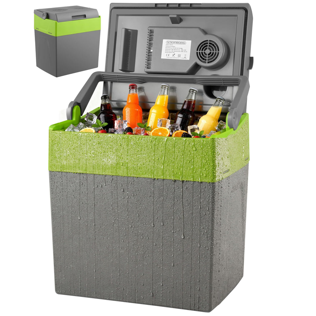 30 Liter 2in1 Kühlbox | Elektrische Kühlbox | Kühltasche | Isoliertasche | Thermobox | Warmhaltebox