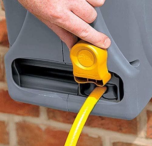 HOZELOCK - Kompakte Schlauchbox 25 M 2in1: Tragbar oder an der Wand montiert , leichter Aufrollmecha