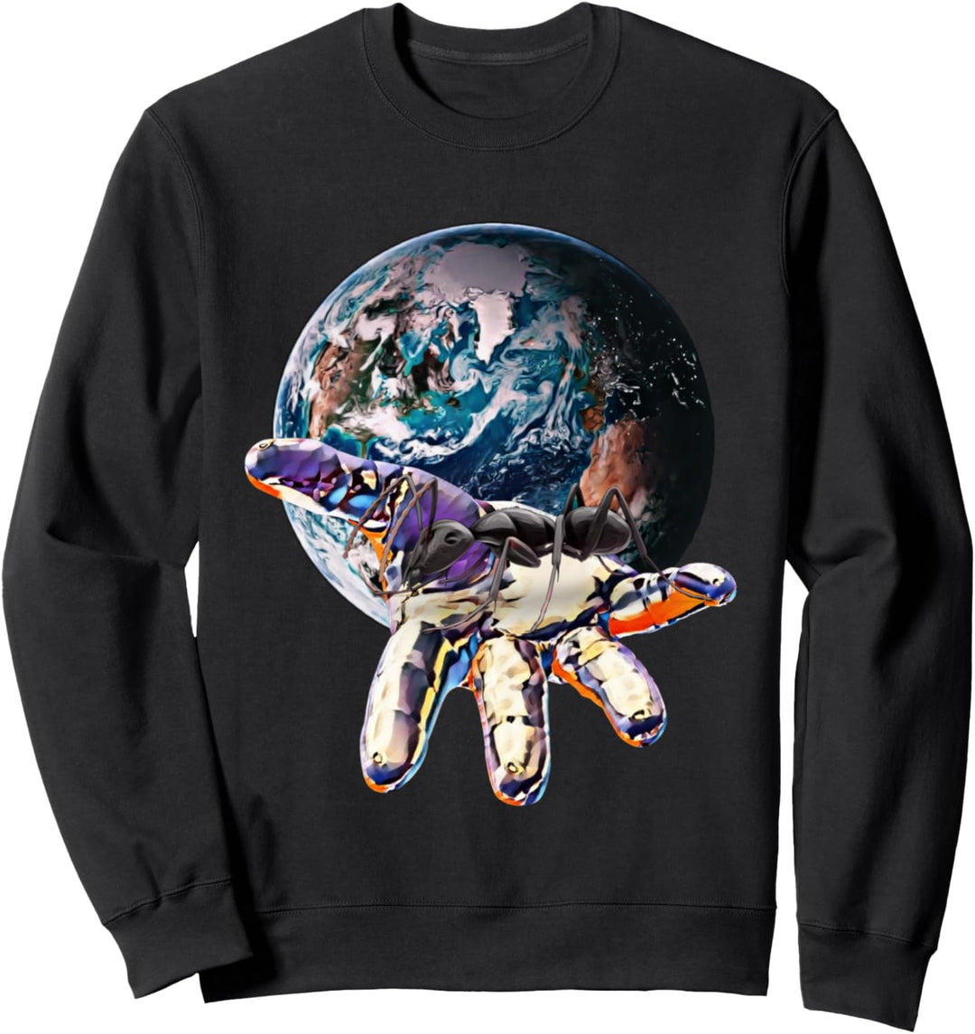 Fleissige Ameise Motiv Ameisenhaufen Insekt Königin Ameisen Sweatshirt