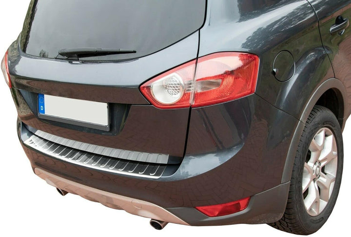 Ladekantenschutz Edelstahl CHROM kompatibel für FORD KUGA I | 2008-2012 | mit Abkantung | premium Qu