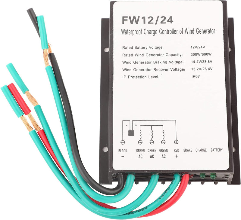 Windladeregler Wind Auto Mppt Controller FW12 IP67 Wasserdichter Windautomatischer Regler