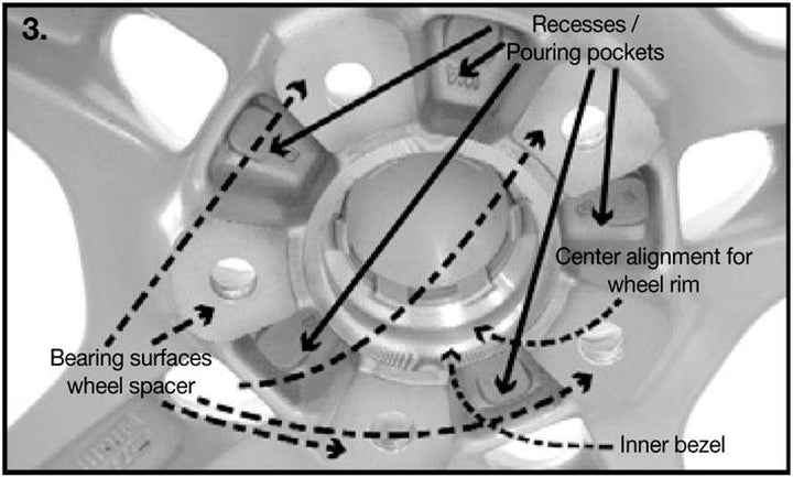 Spurverbreiterung Trak+Wheel Spacers von H&amp;R 28 mm (B2865660) Distanzscheibe Räder