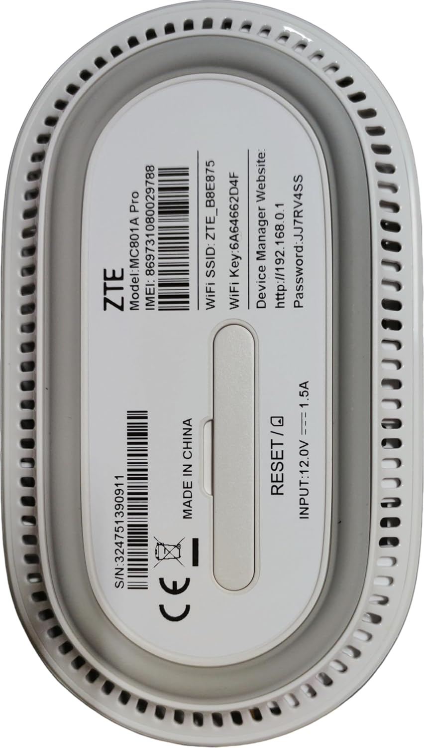 ZTE MC801A Pro SDX62 AX3600 WiFi 6 Indoor 5G CPE Router