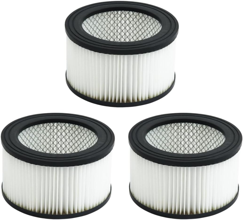 Hepa Filter 16 x 8,5 cm für Aschesauger - HEPA Ersatzfilter für Staubsauger und Kaminsauger, Waschba