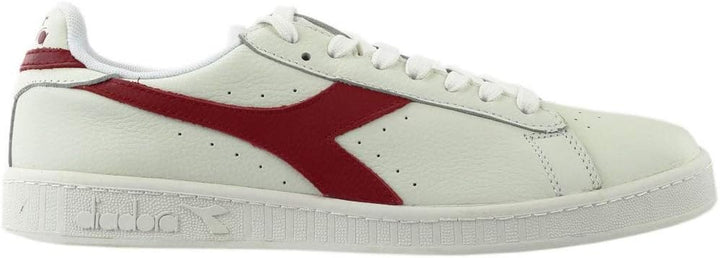 Diadora Unisex Game L Low Waxed Gymnastikschuhe 37 EU Weiss Rot Pfeffer, 37 EU Weiss Rot Pfeffer