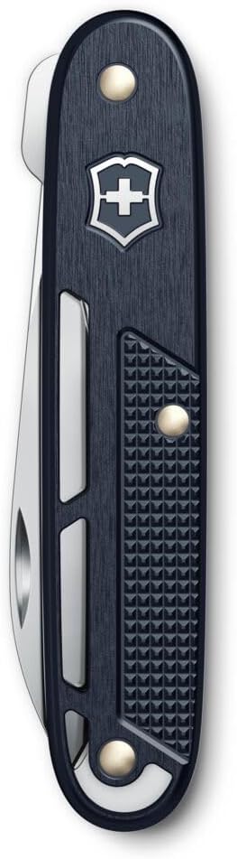 Victorinox Taschenmesser Onefold Alox, 2 Funktionen, Multitool, Grosse Klinge, Trageclip, Swiss Made