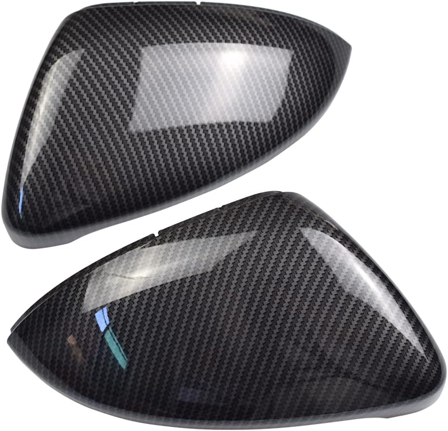 1 Paar Spiegelkappen Links Rechts Seitenspiegel Abdeckkappen für Golf MK7 7.5 GTI 7 Golf 7 R für T-o